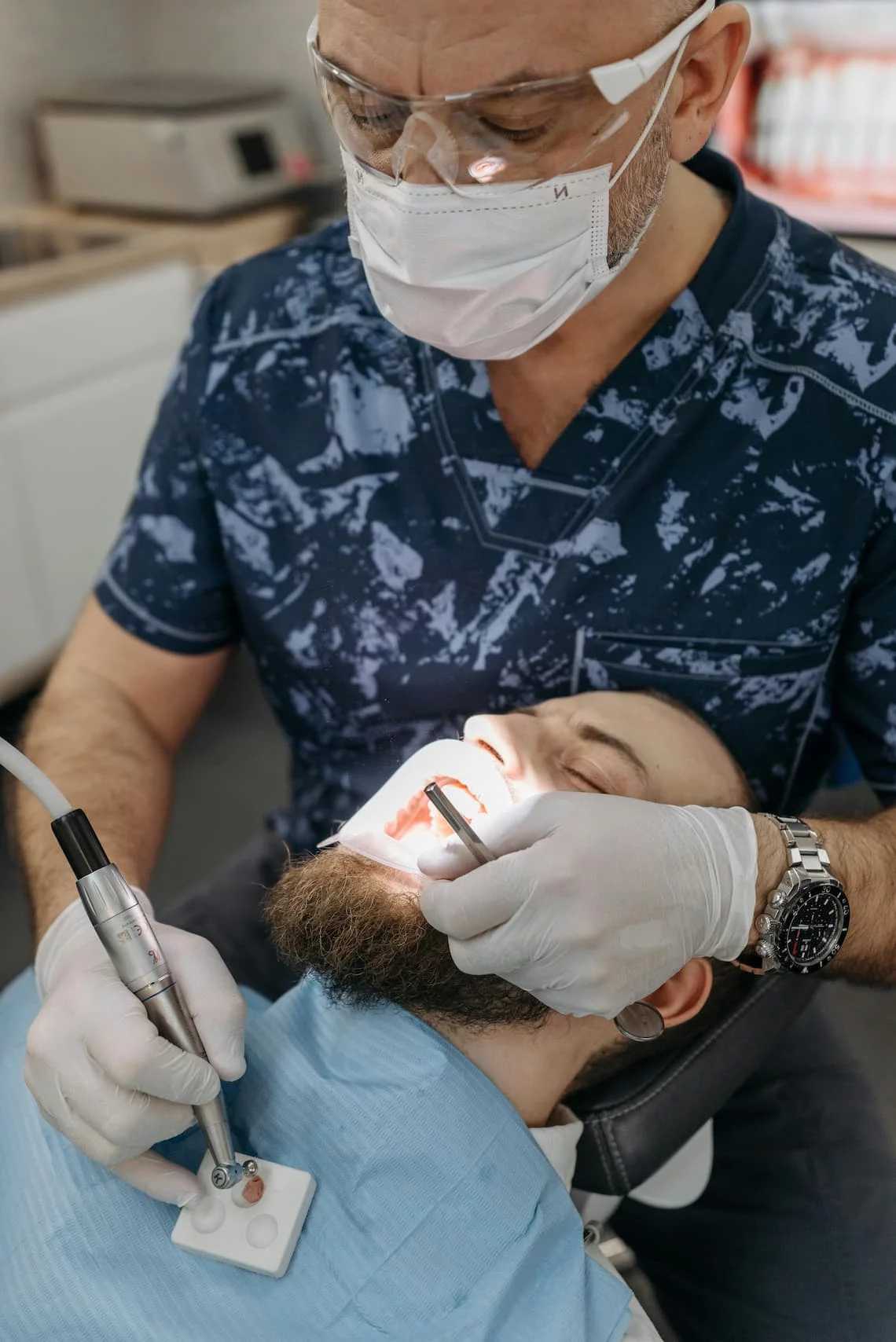 Dental practice owner consulting on options to reduce Dentrix payments fees and lower processing costs